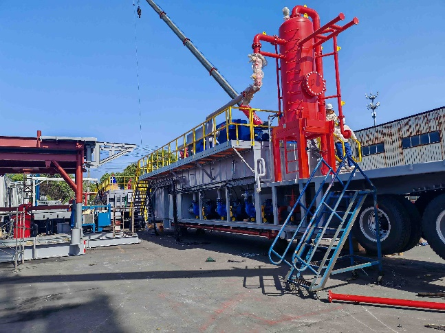 2 Sets XJ550-Z Truck-Mounted Solids Control Systems Delivered to Middle East Oilfield Project