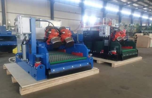 Two Shale Shakers for a Geothermal Drilling Project